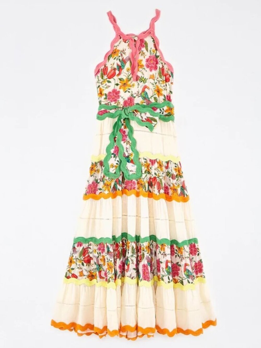 Farm Rio Rent Toucans Garden Maxi Dress - Picture 4 of 16